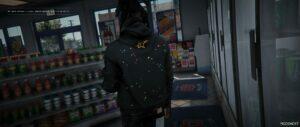 GTA 5 Player Mod: Spider Hoodies for MP Male (Image #4)