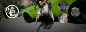 GTA 5 Player Mod: Hellstar Shirts Mp/Franklin (Featured)