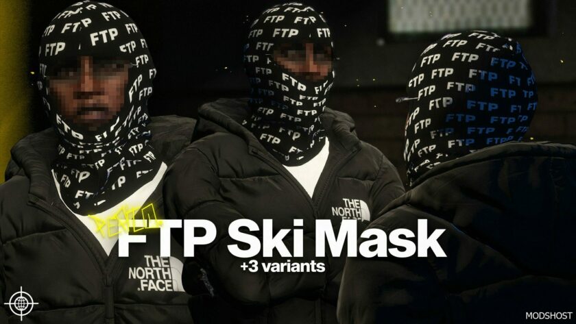 GTA 5 Player Mod: FTP SKI Mask for MP Male (Featured)