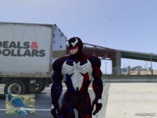 GTA 5 Player Mod: Venom from Spider-Man The Animated Series (Add-On PED) (Image #2)