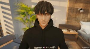 GTA 5 Player Mod: Loose Bangs for MP Male (Featured)