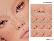 Sims 4 Makeup Mod: Details N45 Freckles (Featured)