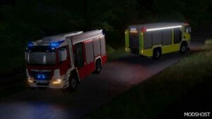 FS22 MAN Vehicle Mod: Rosenbauer AT3 Facelift MAN TGM TG3 (Featured)