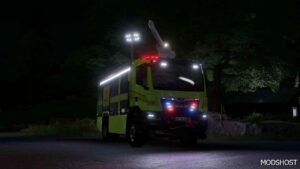 FS22 MAN Vehicle Mod: Rosenbauer AT3 Facelift MAN TGM TG3 (Image #5)