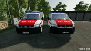 FS22 Volkswagen Vehicle Mod: Transporter T6.1 Doka 2020 V1.1 (Featured)