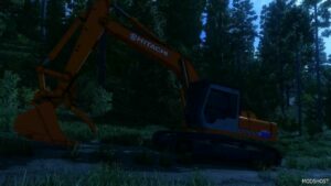 FS22 Hitachi Forklift Mod: Oldgen Deere/Hitachi Excavator Pack (Image #2)