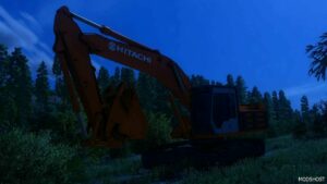 FS22 Hitachi Forklift Mod: Oldgen Deere/Hitachi Excavator Pack (Image #6)