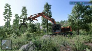 FS22 Hitachi Forklift Mod: Oldgen Deere/Hitachi Excavator Pack (Image #7)