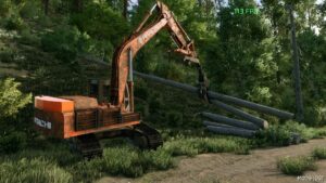 FS22 Hitachi Forklift Mod: Oldgen Deere/Hitachi Excavator Pack (Image #12)