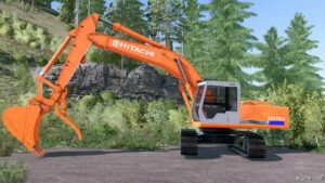 FS22 Hitachi Forklift Mod: Oldgen Deere/Hitachi Excavator Pack (Image #16)