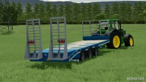 FS22 Mod: Stewart LOW Loader Bale Trailer Flatbed (Image #3)