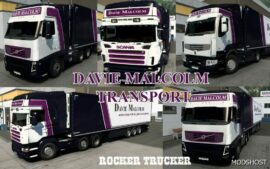 ETS2 Mod: Davie Malcolm Transport Skin Pack (Featured)