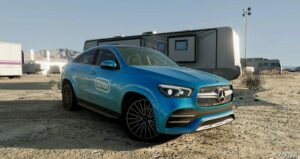 BeamNG Mercedes-Benz Car Mod: Mercedes Benz GLE 2020 0.31 (Featured)