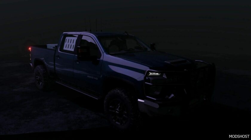 BeamNG Car Mod: Chevy Silverado Police 0.31 (Featured)