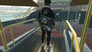 GTA 5 Player Mod: Watch DOG 2 Messenger BAG (Custom) (Featured)