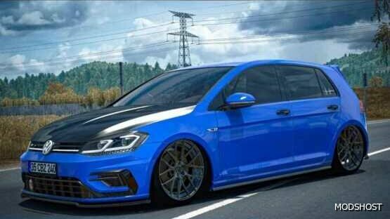 ATS Volkswagen Car Mod: Golf R Line 7.5 2018 1.49 (Featured)