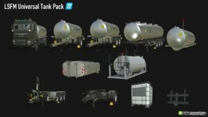 FS22 Mod: Lsfm Universal Tankpack V1.1.0.1 (Featured)