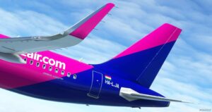 MSFS 2020 8K Livery Mod: A32NX Wizz AIR Fleet Pack 8K (V3) Ha-Lja,B,C,D,E,F V3.0 (Image #4)