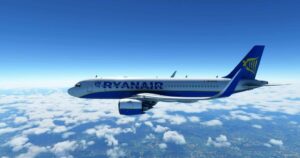 MSFS 2020 Ryanair Mod: A320 Livery V1.5 (Featured)