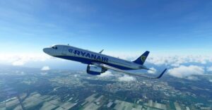 MSFS 2020 Ryanair Mod: A320 Livery V1.5 (Image #5)