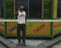 GTA 5 Player Mod: Corteiz Tank TOP V1.2 (Image #2)