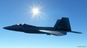 MSFS 2020 Aircraft Mod: F-22 Raptor Fighter JET V1.3 (Featured)