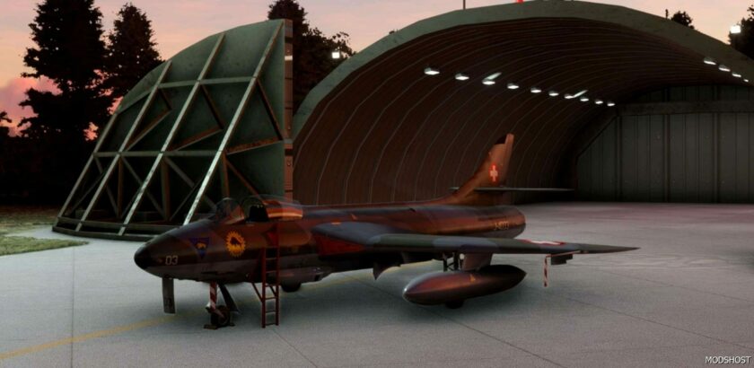 MSFS 2020 Mod: Hawker Hunter Single Seaters Aircraft V1.3 (Featured)