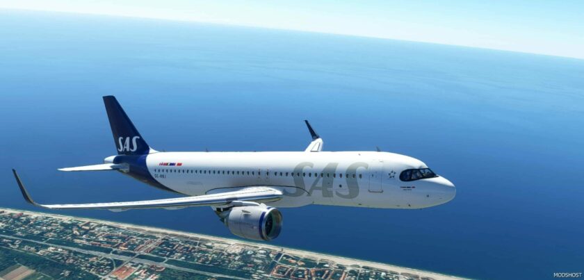 MSFS 2020 Mod: SAS Scandinavian Airlines NEW Livery (Se-Roj) Very Detailed Clean/Dirty Version V2.5 (Featured)