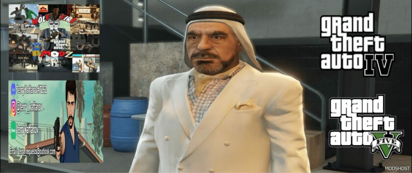 GTA 5 Player Mod: GTA IV Abdul Amir Tbogt Add-On PED (Featured)