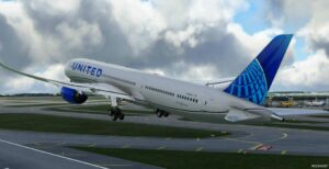 MSFS 2020 Livery Mod: United Airlines B787-10 NEW Colors V1.3 (Featured)