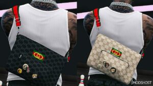 GTA 5 Player Mod: Backbag Gucci for Fanklin (Image #5)