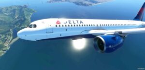 MSFS 2020 Delta Mod: A32NX Delta AIR Lines “2007 Livery” V1.1 (Image #5)