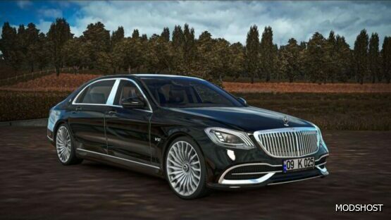 ETS2 Mercedes-Benz Car Mod: Mercedes Maybach S650 1.49 (Featured)