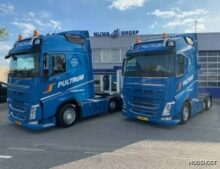 ETS2 Volvo Mod: Combo Skin Pultrum Rijssen 1.49 (Featured)