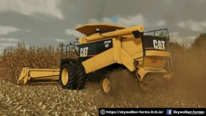 FS22 Caterpillar Combine Mod: Lexion 400 (Image #4)