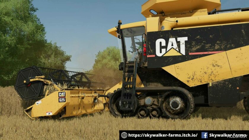 FS22 Caterpillar Combine Mod: Lexion 400 (Featured)