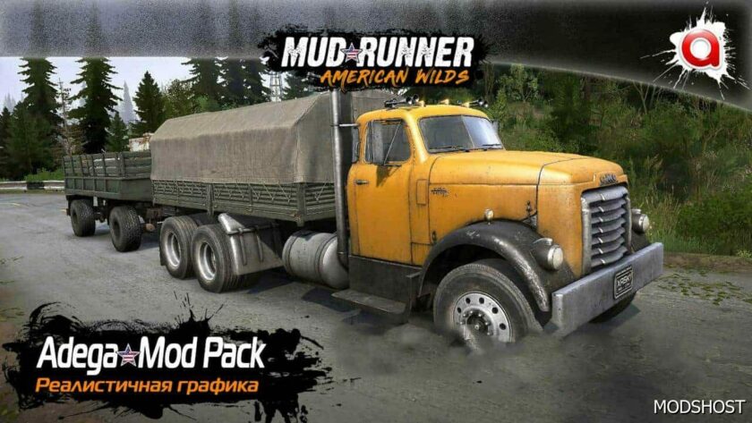 MudRunner Mod: Atdega Mod Pack Realistic Graphics V7.5+SP (Featured)