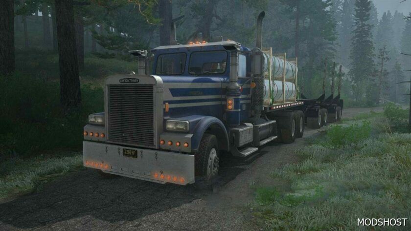 MudRunner Mod: Freightliner 120 FLD Truck V1.02 (Featured)