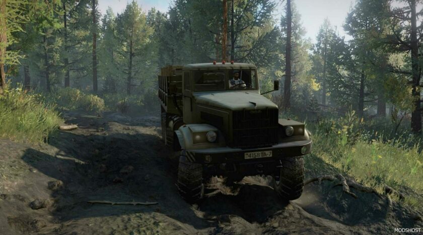 SnowRunner Mod: All-Terrain Truck Kraz-255B V1.1 (Featured)