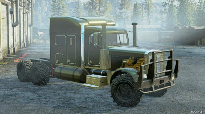 SnowRunner Truck Mod: ULM Peterbilt NRS (Featured)