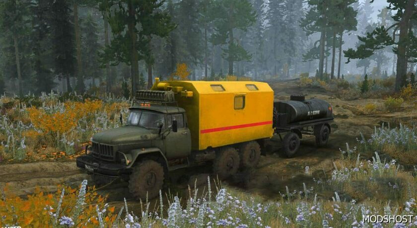 MudRunner ZIL Mod: -131 Ojalaaki Edit Truck (Featured)