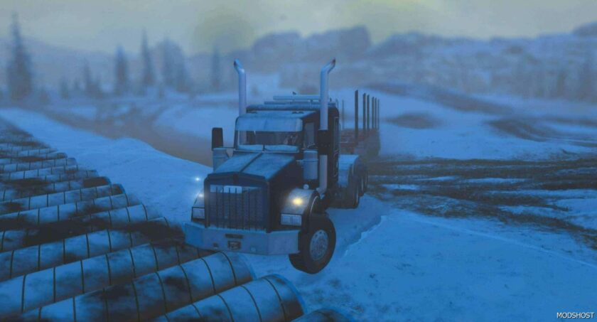 SnowRunner Truck Mod: Gerlinger T-Ocho 8×6 Tri-Drive V1.0.4.0 (Featured)