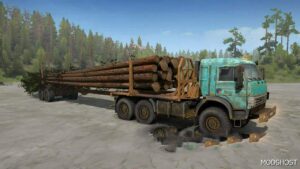 MudRunner Kamaz Mod: -53504 Timber Truck (Image #4)