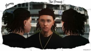 GTA 5 Player Mod: Tied Dreads for MP Male (Featured)