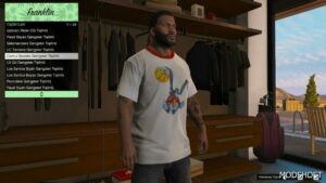 GTA 5 Player Mod: GTA SAN Andreas Clothes Mod (Featured)