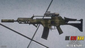 GTA 5 Weapon Mod: ‘HK G36 KA4’ Woodland Spray Retexture (Image #4)