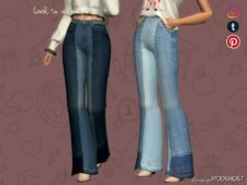 Sims 4 Female Clothes Mod: Jeans – MBT67 (Featured)