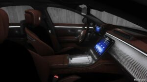 GTA 5 Mercedes-Benz Vehicle Mod: 2022 Mercedes Benz S-Class-W223 Brabus B50 Add-On V1.1 (Image #4)