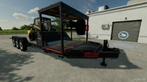 FS22 Mod: Felling Tilt Deck Trailer V1.1 (Featured)