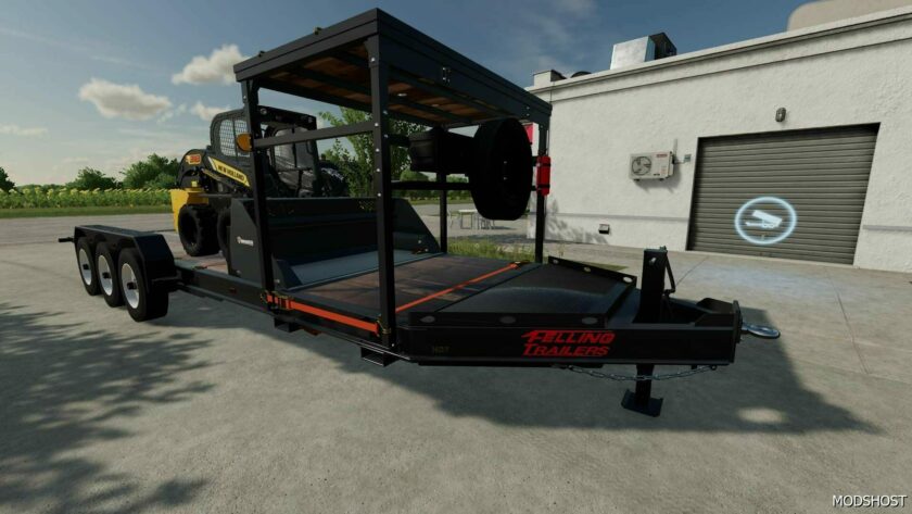 FS22 Mod: Felling Tilt Deck Trailer V1.1 (Featured)